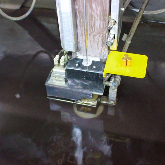 CNC wire erosion (EDM)